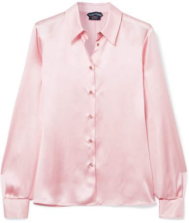Satin Shirt - Pink