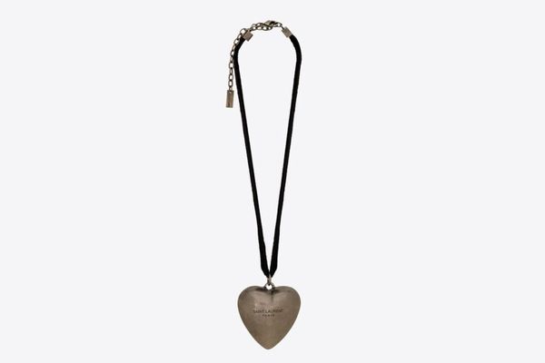 Saint Laurent’s Puffy Heart Necklace