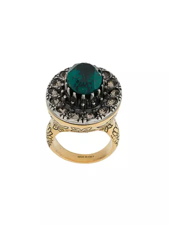 Alexander McQueen Gem Embellished Ring