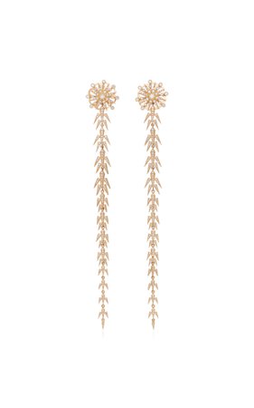 Star Duster 18K Rose Gold Diamond Earrings by Colette Jewelry | Moda Operandi