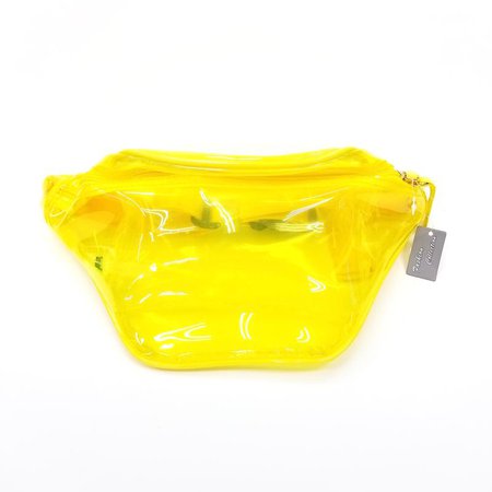 Clear Yellow Fanny Pack