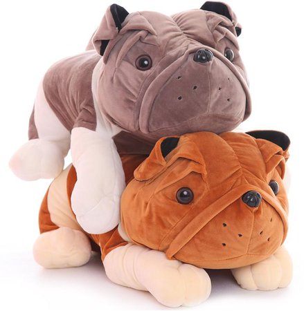 Bulldog Puppy Plushie (2 Colors Available) – The Littlest Gift Shop