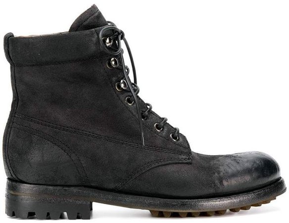 lace-up work boots