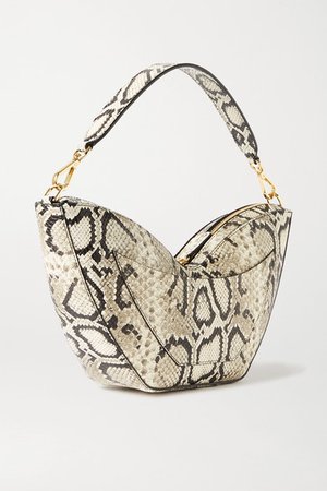 S.Joon | Tulip python-effect leather shoulder bag | NET-A-PORTER.COM