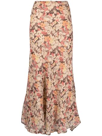 Polo Ralph Lauren floral-print Maxi Skirt