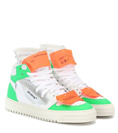 Off-Court 3.0 Leather Sneakers - Off-White | mytheresa