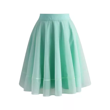 Real Pictures Mint Green Skirt Zipper Waistline A Line Knee Length Skirt Customized Tulle Skirts Women New Arrival-in Skirts from Women's Clothing on Aliexpress.com | Alibaba Group