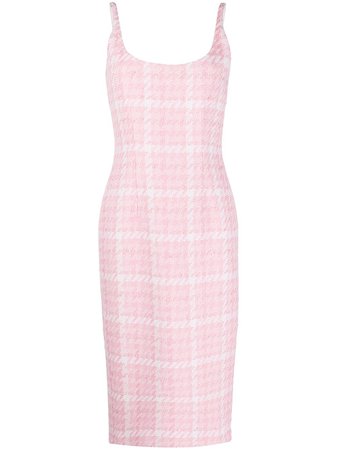 Alessandra Rich Tweed Midi Dress Ss20 | Farfetch.com