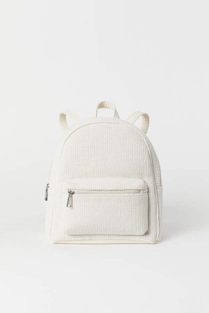 Small Backpack - White