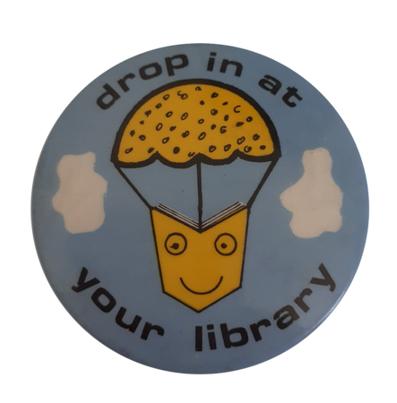 drop in at your library pin