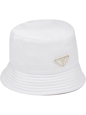 Prada logo bucket hat AW20 | Farfetch.com