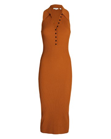 A.L.C Asher Rib Knit Midi Dress | INTERMIX®