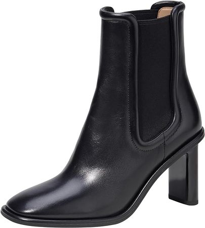 Amazon.com | COACH Women's Geneva Leather Bootie Ankle Boot | Boots
