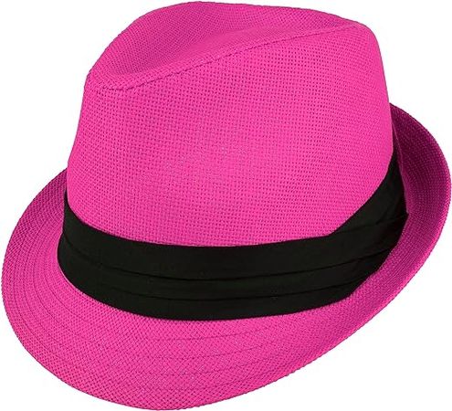 Gelante Summer Fedora Panama Straw Hats with Black Band at Amazon Men’s Clothing store