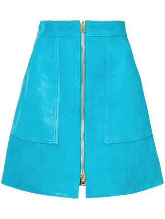 Dvf Diane Von Furstenberg front zip skirt