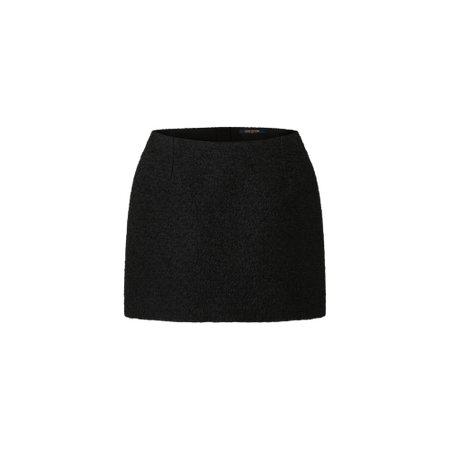 Louis Vuitton - Bouclé Wool Mini Skirt