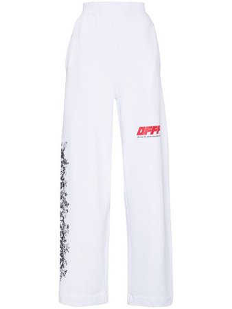 Off-White Woman Motif Track Pants $477 - Buy SS18 Online - Fast Global Delivery, Price