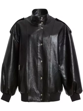 KHAITE The Farris Leather Jacket - Farfetch