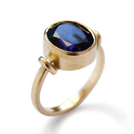 gold blue big stone ring - Búsqueda de Google