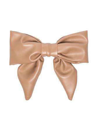 Shop Jennifer Behr leather bow hair clip with Express Delivery - Farfetch