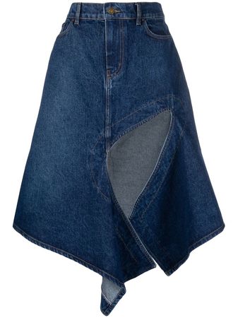 Y/Project high-waist Asymmetric Midi Skirt - Farfetch