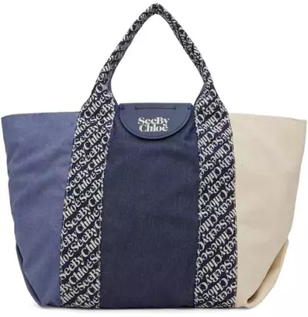 light blue and navy tote - Google Search