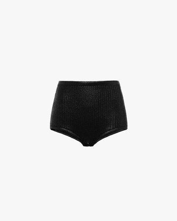 Black Lurex shorts | Prada