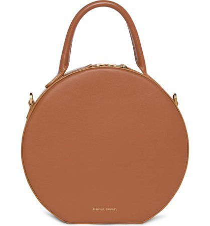 MANSUR GAVRIEL Leather Circle Crossbody Bag | Nordstrom
