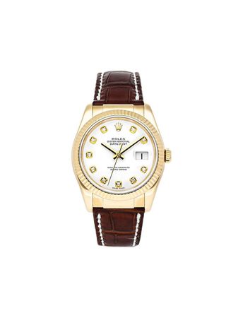 Rolex 2012 pre-owned Datejust Horloge - Farfetch