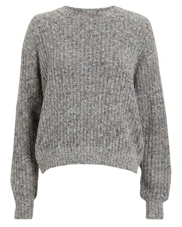 Rosa Marled Wool-Blend Sweater