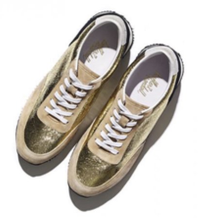 gold detail sneakers