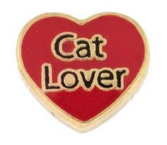 Cat Lover Locket Charm by Forever In My Heart