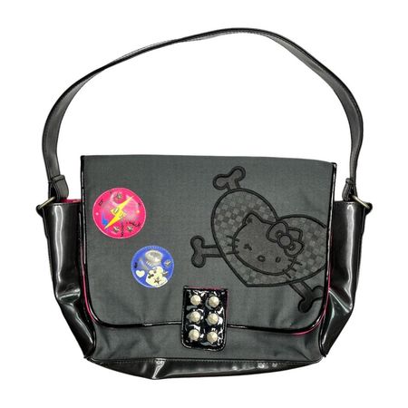 Sanrio Women's Grey and Pink Bag | Depop