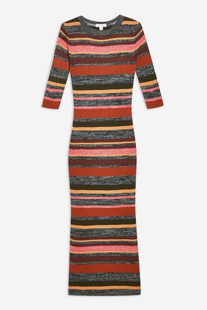 Knitted Stripe Dress - Shop All Sale - Sale - Topshop USA