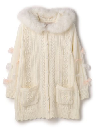 Baby Swanニットカーディガン / mille fille closet（トップス/カーディガン）｜LODISPOTTO（ロディスポット）の通販｜ファッションウォーカー