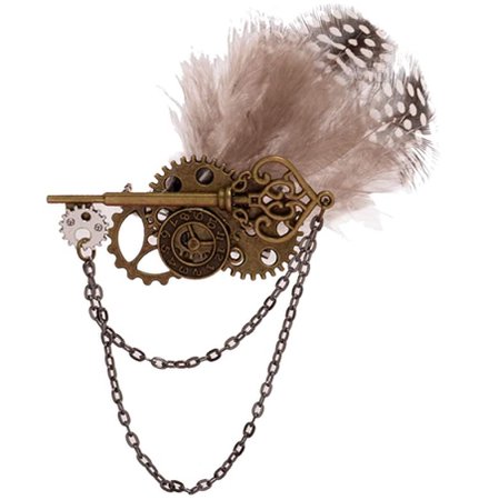 steampunk brooch