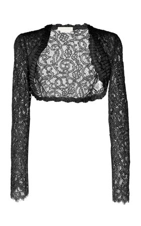 Almeria Embroidered Lace Bolero Jacket by Zuhair Murad | Moda Operandi