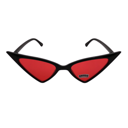 RED AND BLACK SUNGLASSES