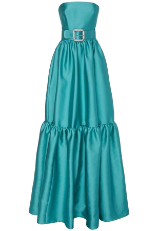 Monique Lhuilier Blue Dress