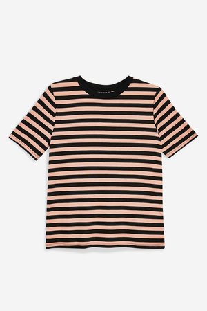 Stripe Premium Clean T-Shirt - Clothing- Topshop USA