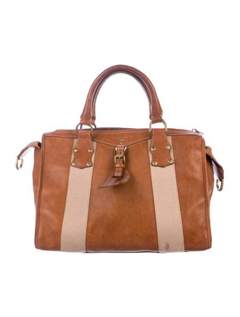 Mulberry Canvas & Leather Handle Bag - Handbags - MUL25399 | The RealReal