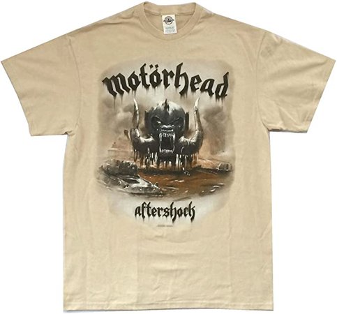 *clipped by @luci-her* Motorhead Aftershock War Pig Tan T Shirt (S): Clothing