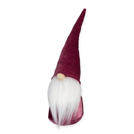 Gnome berry red velvet 35 cm - CHRISTMAS - Home By Piia