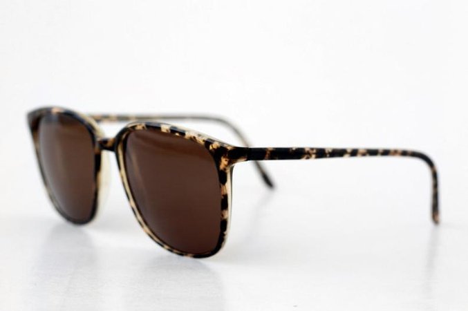 NOS Vintage Wayfarer Sunglasses / Tortoise Large Shades | Etsy