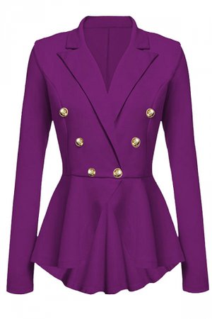 Purple blazer