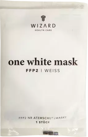 Wizard FFP2 Atemschutzmaske one white, weiß, 1 St dauerhaft günstig online kaufen | dm.de
