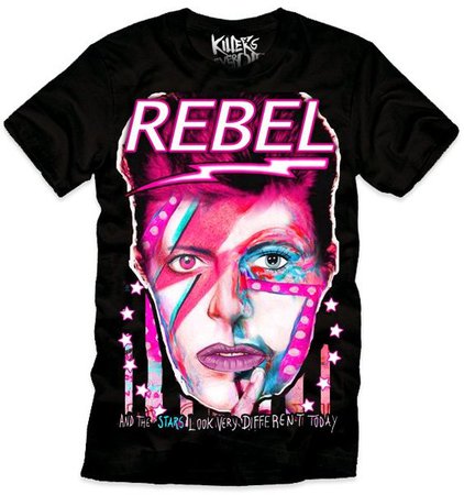 Killers Never Die - David Bowie Rebel T-Shirt