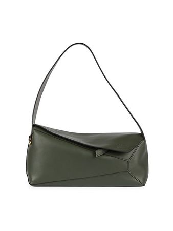Shop Loewe Puzzle Leather Hobo Bag | Saks Fifth Avenue