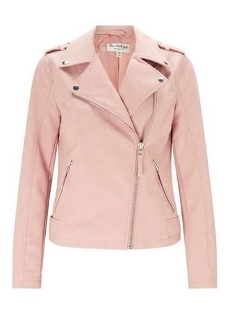 Pinterest - Pink Faux Nubuck Biker Jacket | ATTIRE