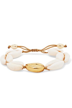 Tohum | Large Puka gold-plated and shell bracelet | NET-A-PORTER.COM